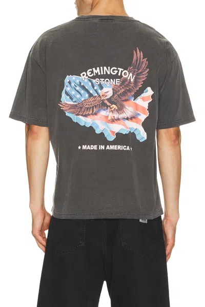Remington Stone Eagle Tee In Black