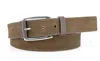 Remo Tulliani Daniel Cremieux Italian Suede Men's Belt In Chocolate In Gold