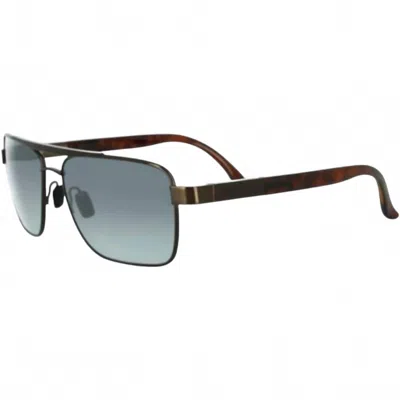 Remo Tulliani Envy Sunglasses In Bronze/titanium/ash Lens In Blue