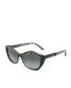 Remo Tulliani Foxy Sunglasses In Black Tort/ash Lens In Multi
