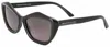 Remo Tulliani Foxy Sunglasses In Black/smoke Lens In Black