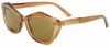 Remo Tulliani Foxy Sunglasses In Rose/bronze Lens In Brown