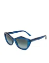 Remo Tulliani Foxy Sunglasses In Sapphire/ash Lens In Blue