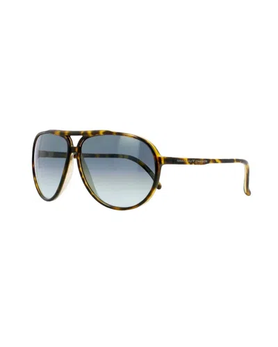 Remo Tulliani Men's Smooth Aviator Sunglasses In Polish Tortoise/ash Lens In Brown
