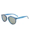Remo Tulliani Passion Sunglasses In Sapphire/black Mirror Lens