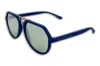Remo Tulliani Power In Matte Blue/mirror Lens In Blue