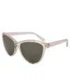 Remo Tulliani Seduction Sunglasses In Pink Clear/black