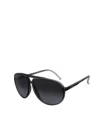 Remo Tulliani Smooth Sunglasses In Matte Smoke Fade/ash Lens