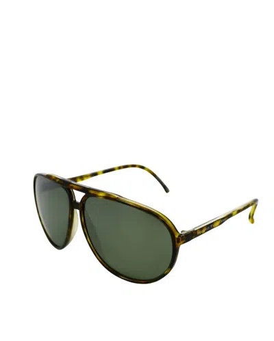 Remo Tulliani Smooth Sunglasses In Polished Tortoise/black Mirror Lens