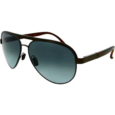 REMO TULLIANI SPITE SUNGLASSES IN BRONZE/BLACK
