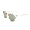 Remo Tulliani Trust Sunglasses In Pink Clear/mirror Lens In Sand