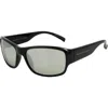 Remo Tulliani Wrath Sunglasses In Black/silver Mirror Lens In Black