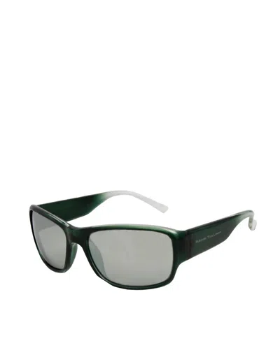 Remo Tulliani Wrath Sunglasses In Forrest Green/silver Mirror Lens