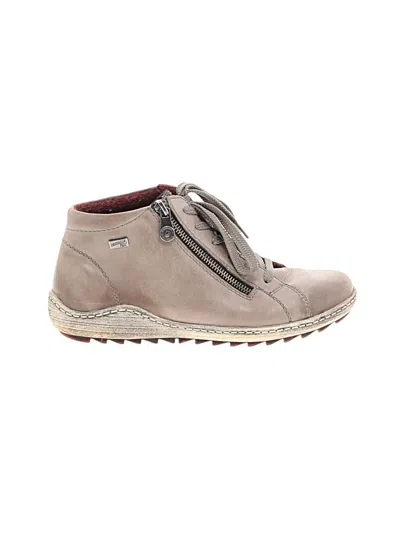 Pre-owned Remonte Ankle Boots In Gray