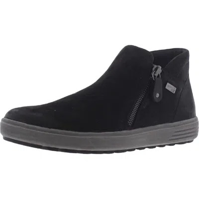 Remonte Cecilia 70 Womens Suede Zip Up Booties In Black