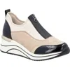 Remonte Eleni Wedge Sneaker In Neutral