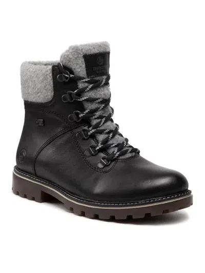 Remonte Women's Ankle Bootie In Black Fog