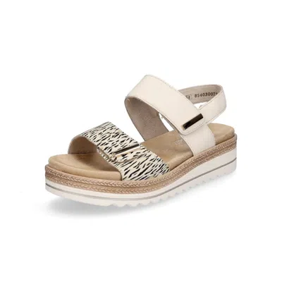 Remonte Women's Casual Sandals In Beige In Red