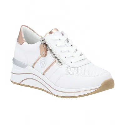 Remonte Women's D0t04 Sneaker In Weiss In White
