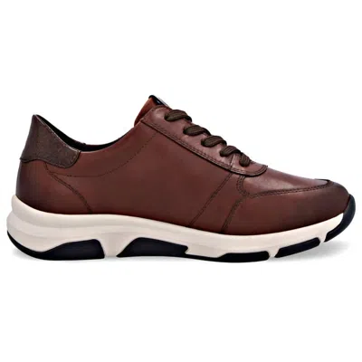 Remonte Women's D1s06 Leather Sneaker In Cognac In Brown