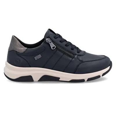 Remonte Women's D1s06 Leather Sneaker In Mare In Black