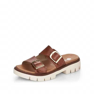 Remonte Women's D7953-24 Sandal In Muskat/cayenne In Brown