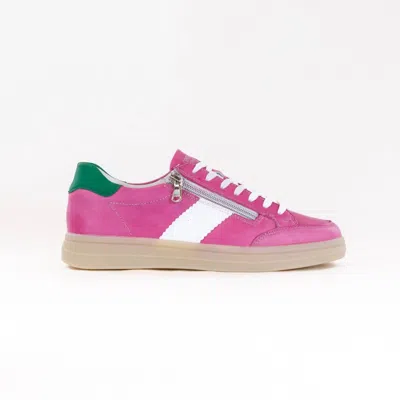 Remonte Women's Demi Sneaker In Fuschia/white In Multi