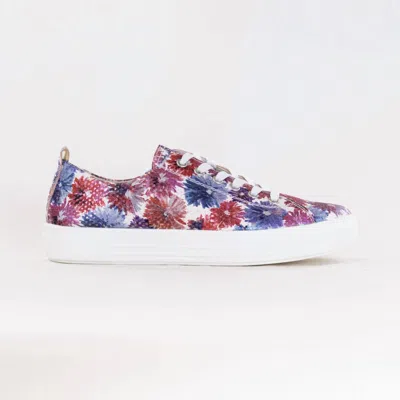 Remonte Women's Flowered Sneakers In Multi