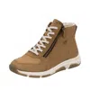 Remonte Women's Hi Top Side Zip Boots In Tan In Brown