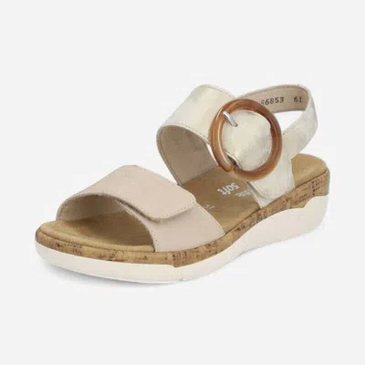Remonte Women's Jocelyn Sandal In Muschel/muschel In Multi