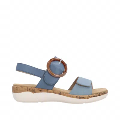 Remonte Rock Womens Sandals Colour: White, Size: 6.5 / 40 In Jeans Leather