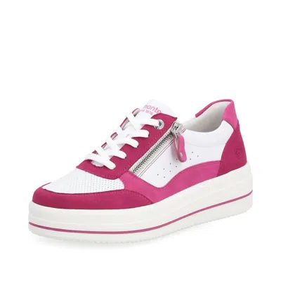 Remonte Women's Kendra Sneakers In Fuchsia/white In Multi