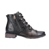Remonte Women's Leather Boot In Black In Black