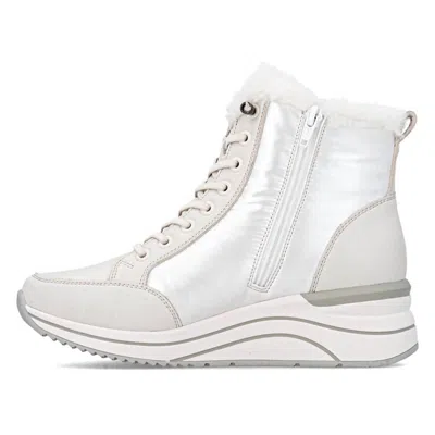 Remonte Women's Lite N Soft Mid Height Boots In Off-white