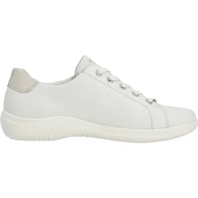 Remonte Women's Louann 00 Low-profile Leather Sneaker In Snow/perle/offwhite/musche In Multi