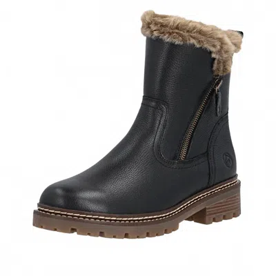 Remonte Women's Mid Height Boots In Black Combination