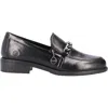 Remonte Women's Modern Tailored Loafers In Black/black In Black