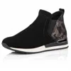 Remonte Women's R2570 Suede Bootie In Black/ Antique