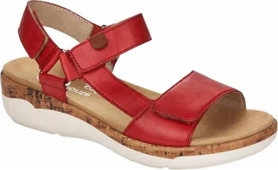 Remonte Women's Strap Sandals In Flamme/cayenne In Red