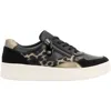 Remonte Women's Synthetic Leather Sneakers In Schwarz/bronze In Multi