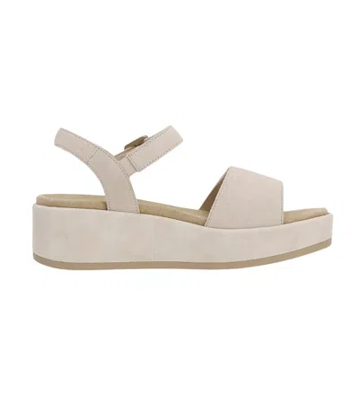 Remonte Women's Wedge Sandal In Muschel Suede In Beige
