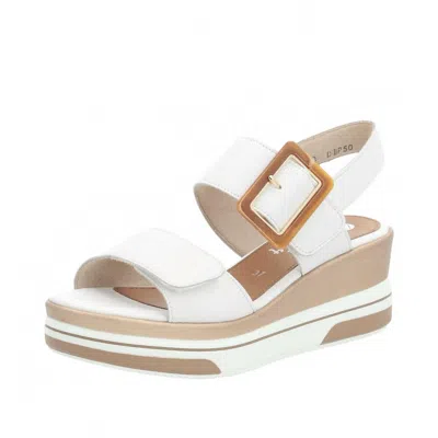 Remonte Women's Wedge Sandal In White
