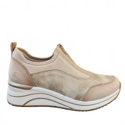 Remonte Women's Wedge Sneaker In Cream In Neutral