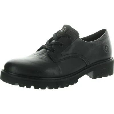 Remonte Womens Lace-up Oxfords In Black