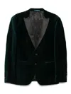 Remus Uomo Velvet Blazer In Green
