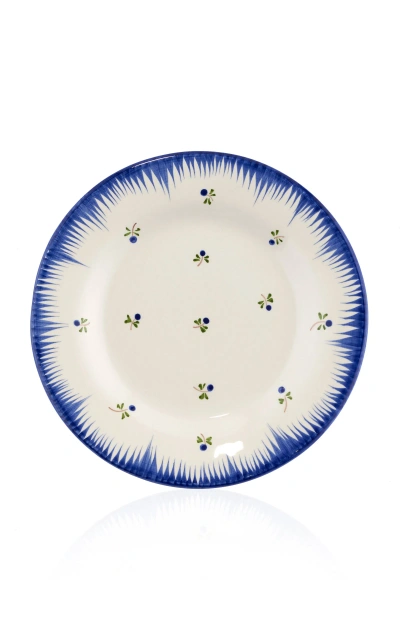 Remy Renzullo X Carolina Irving & Daughters Lily Dessert Plate In Blue