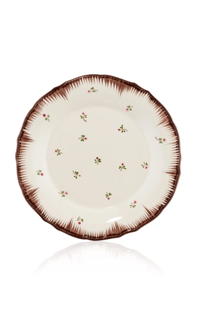 Remy Renzullo X Carolina Irving & Daughters Lily Dinner Plate In Brown