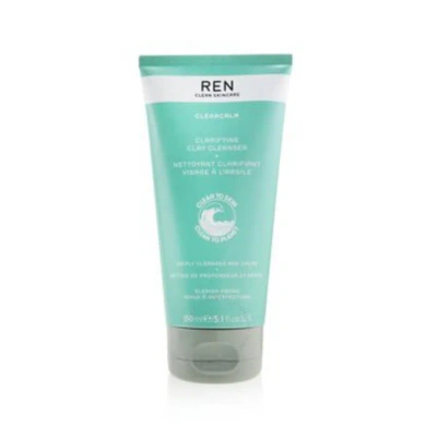Ren - Clearcalm Clarifying Clay Cleanser (for Blemish Prone Skin)  150ml/5.1oz In White