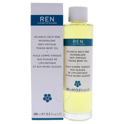 Ren Atlantic Kelp And Microalgae Anti-fatigue Toning Body Oil By  For Unisex - 3.3 oz Oil In White