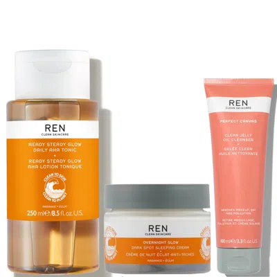 Ren Clean Skincare Good To Glow Trio In Multi